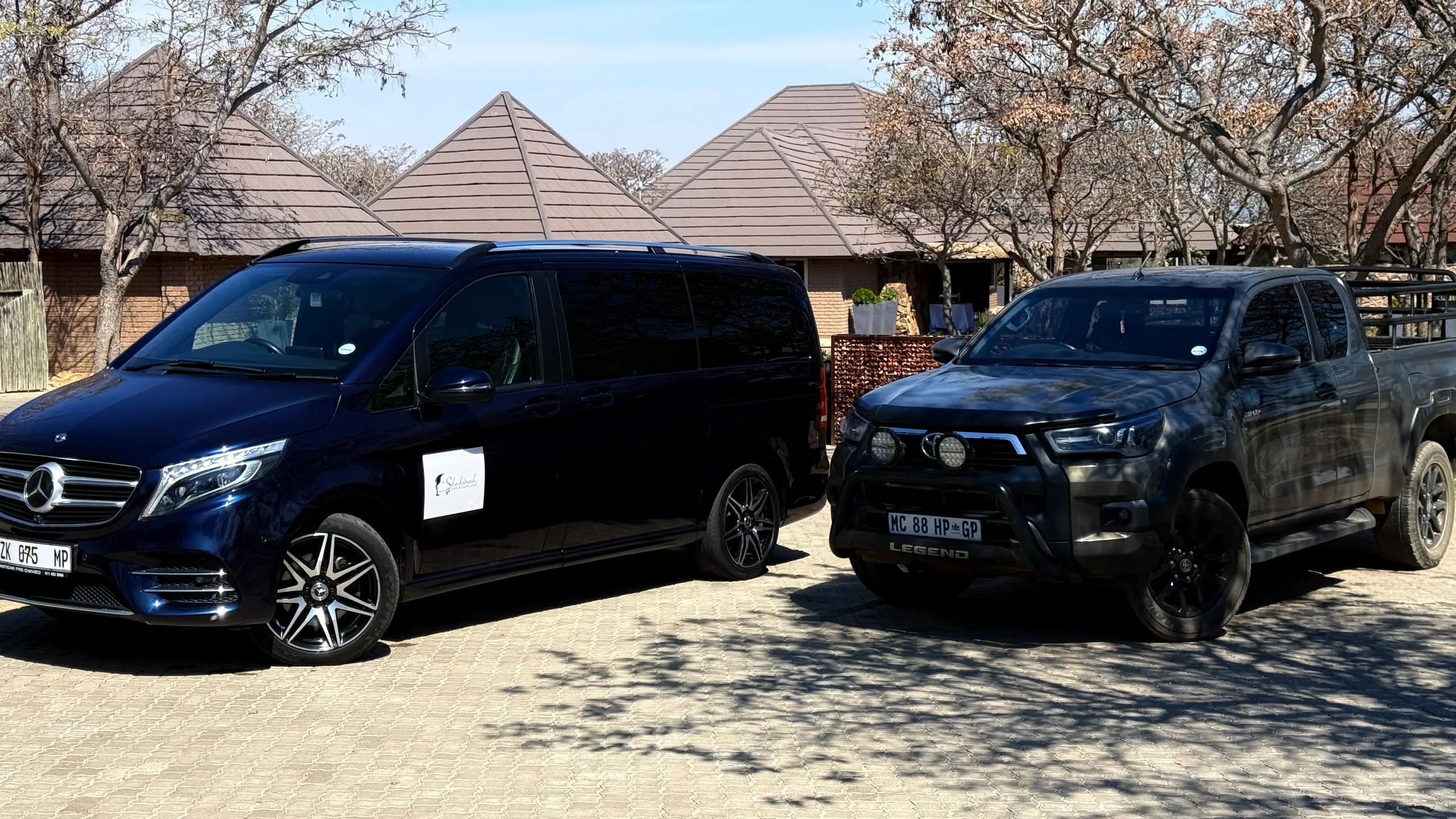 Best Eagle Transport fleet — Mercedes-Benz V-Class and Toyota Hilux